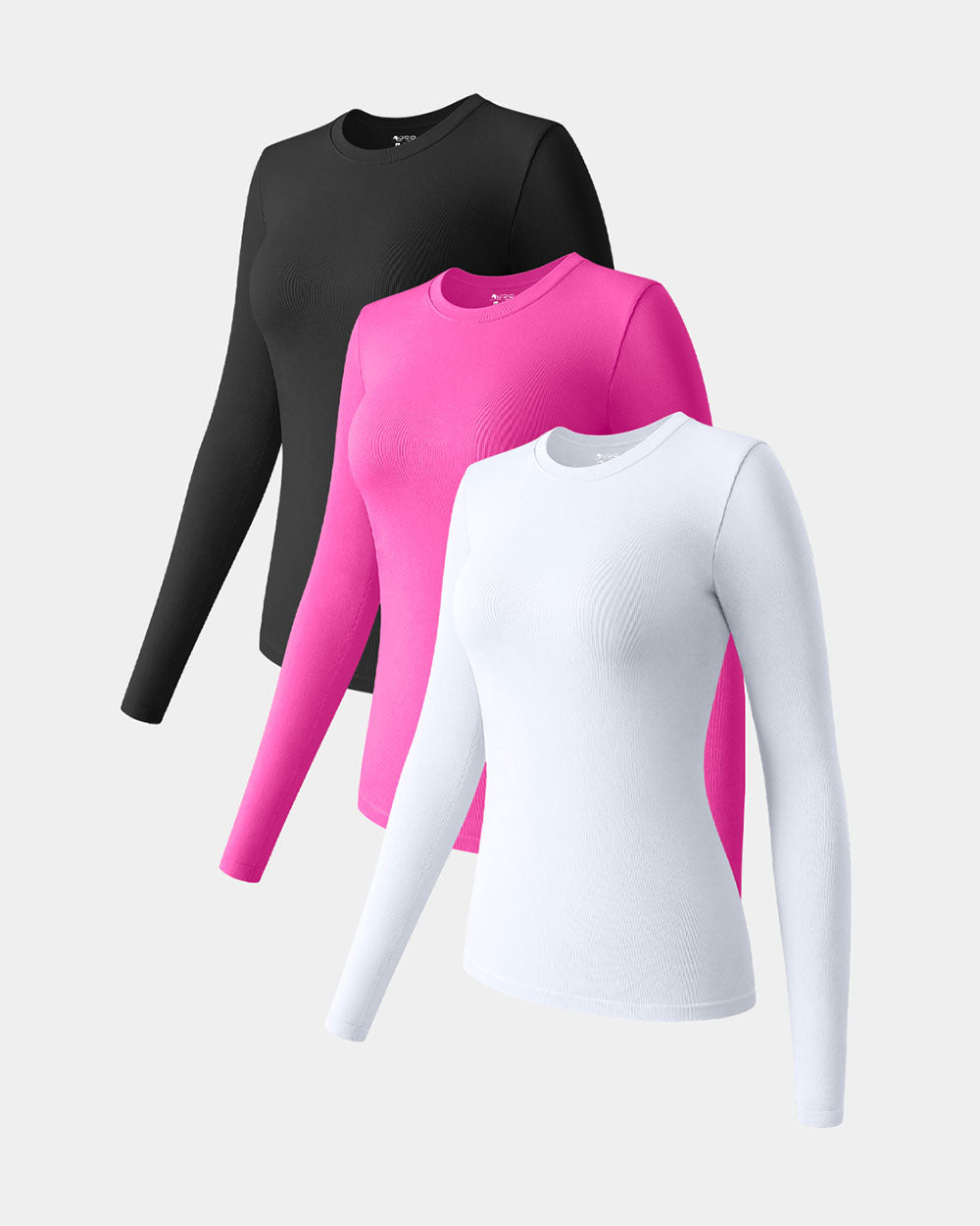 Long Sleeve Crew Neck Tops