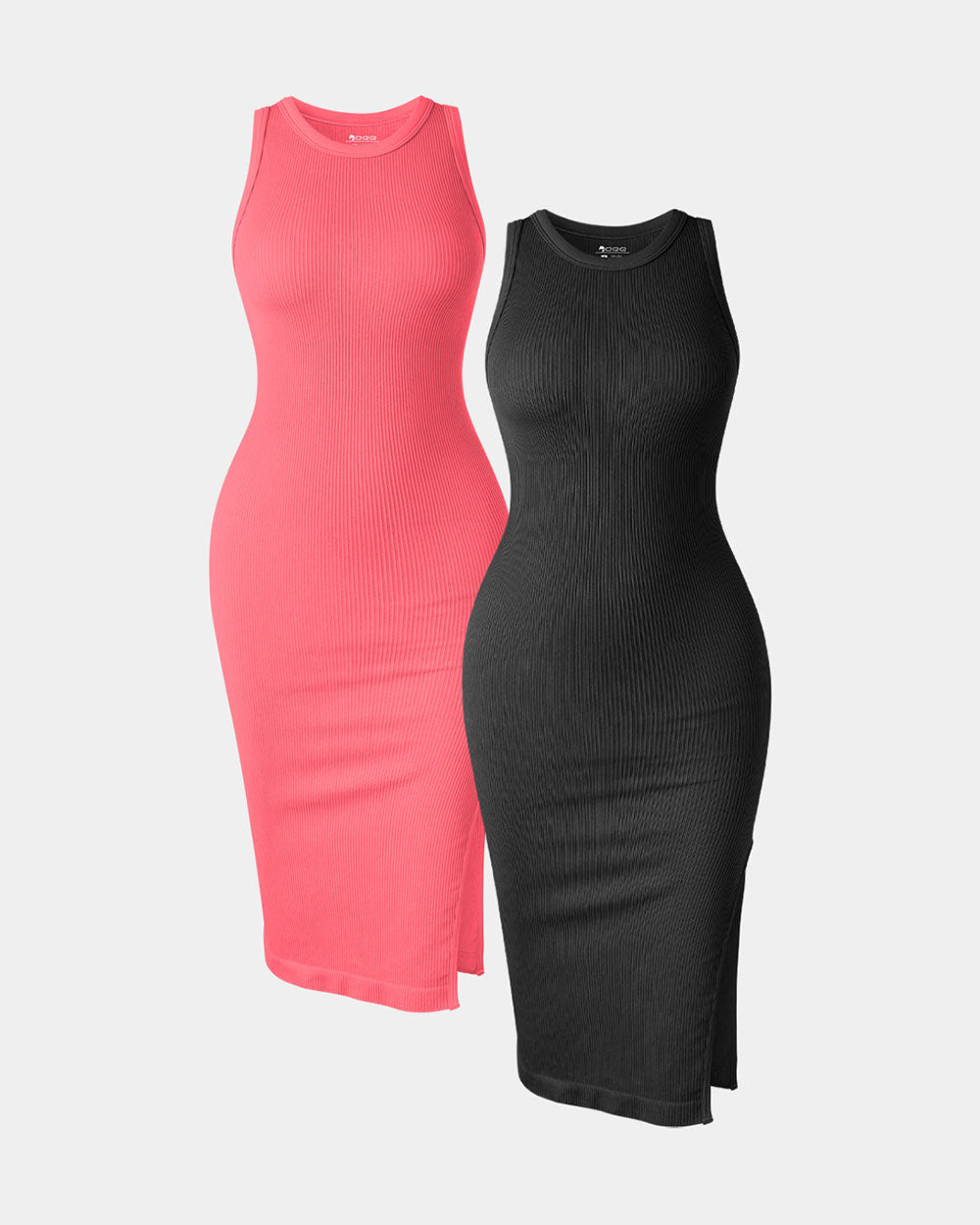 Halter Neck  Split Tank Dresses