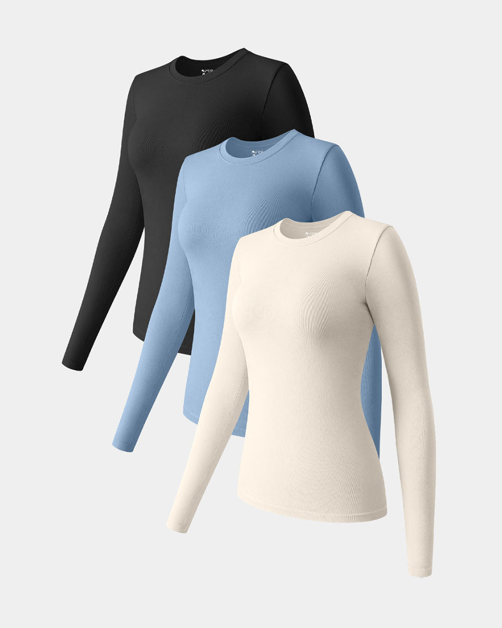 Long Sleeve Crew Neck Tops
