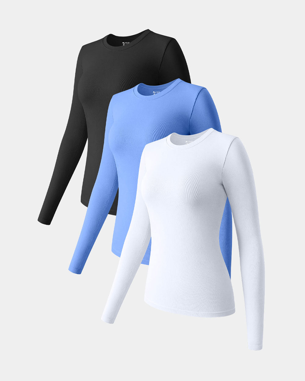 Long Sleeve Crew Neck Tops