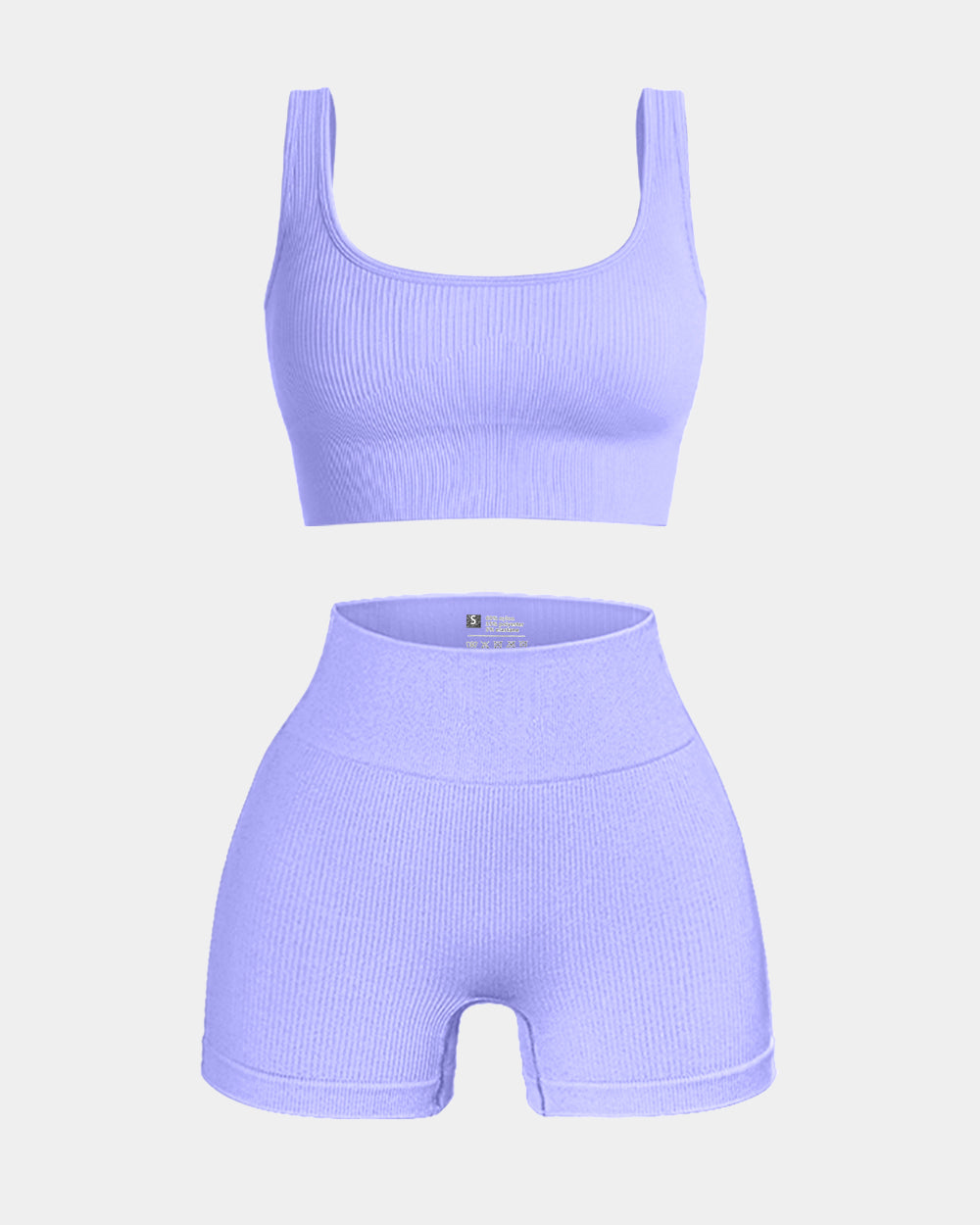 High Waist Leggings with Sports Bra Exercise Set