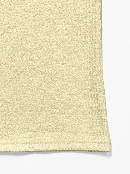 Leisure V-Neck Button Tank Top & Low-Rise Wide Leg Trousers Co-ord