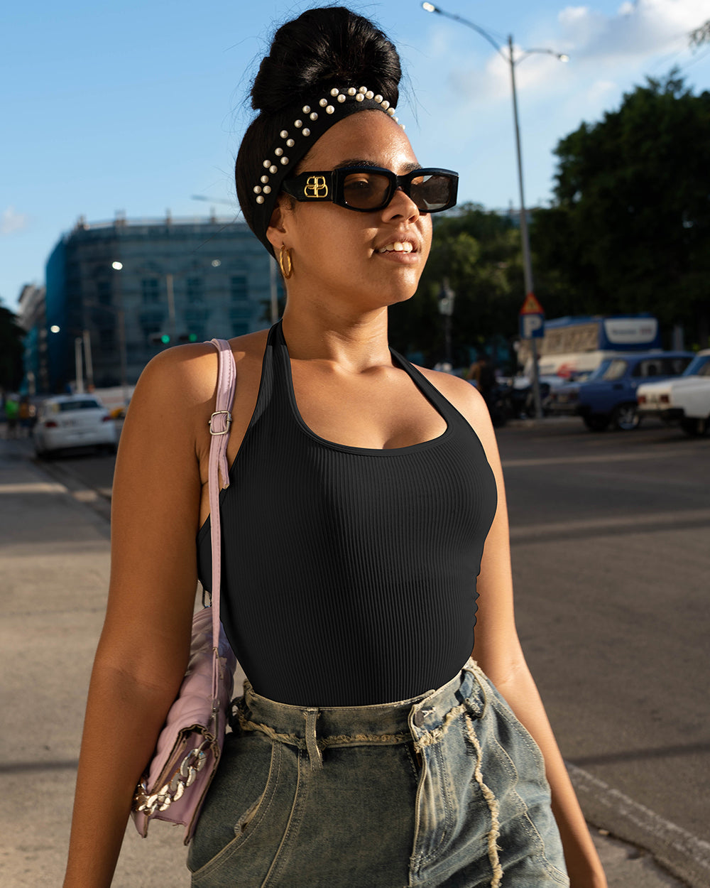 One-piece Sleeveless Bodysuits