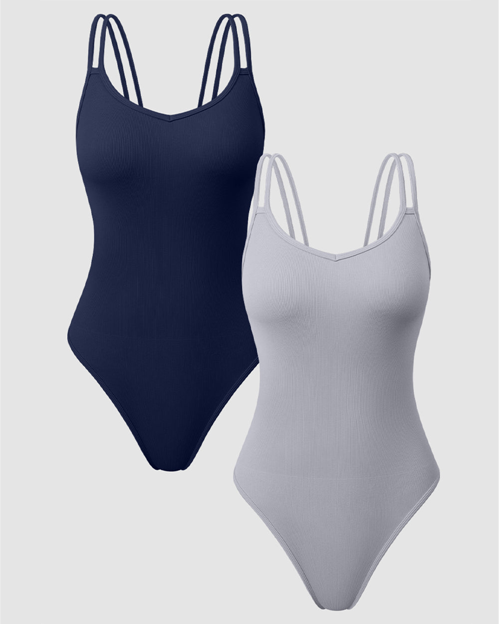 Double shoulder straps Bodysuits