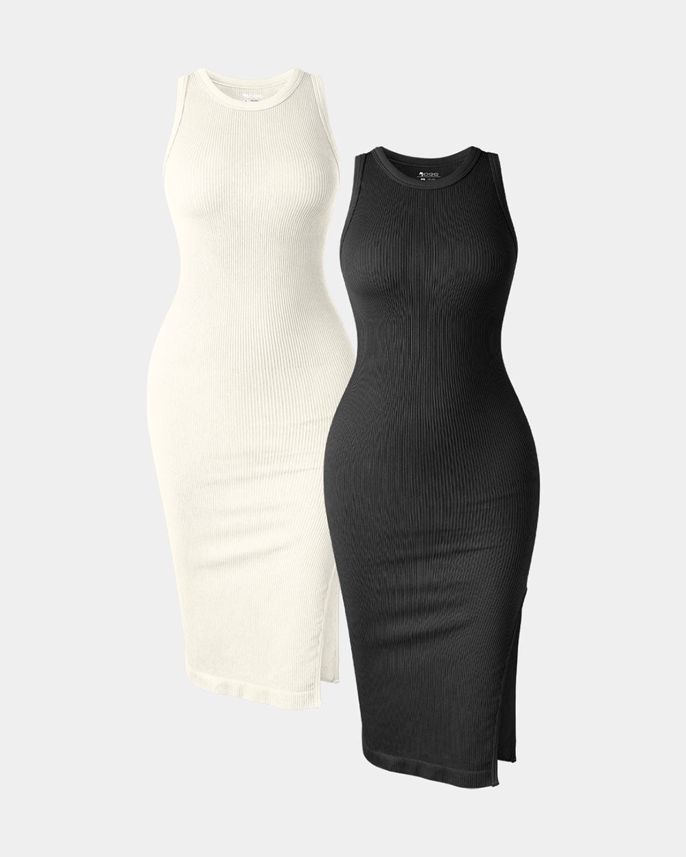 Halter Neck  Split Tank Dresses
