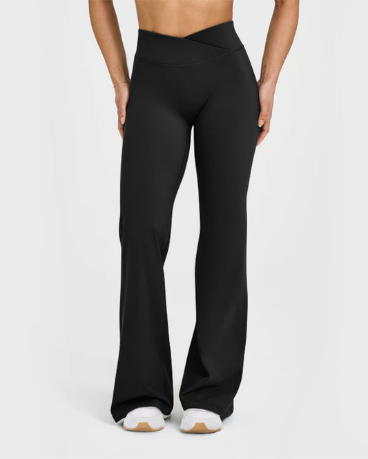 High-Waisted With a Compressive Wrap Waistband Pants