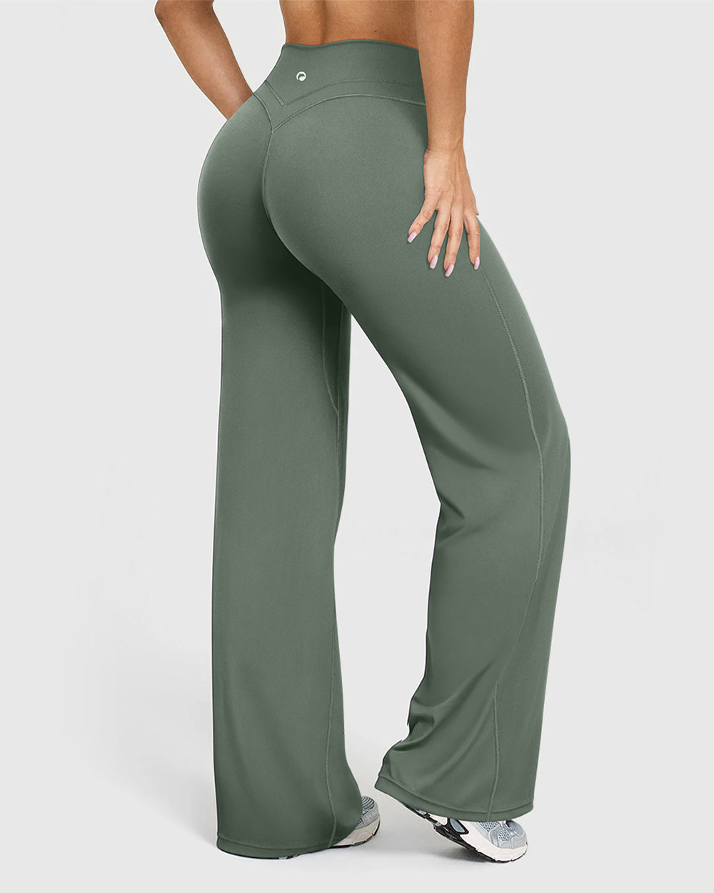 High-Waisted With a Compressive Wrap Waistband Pants