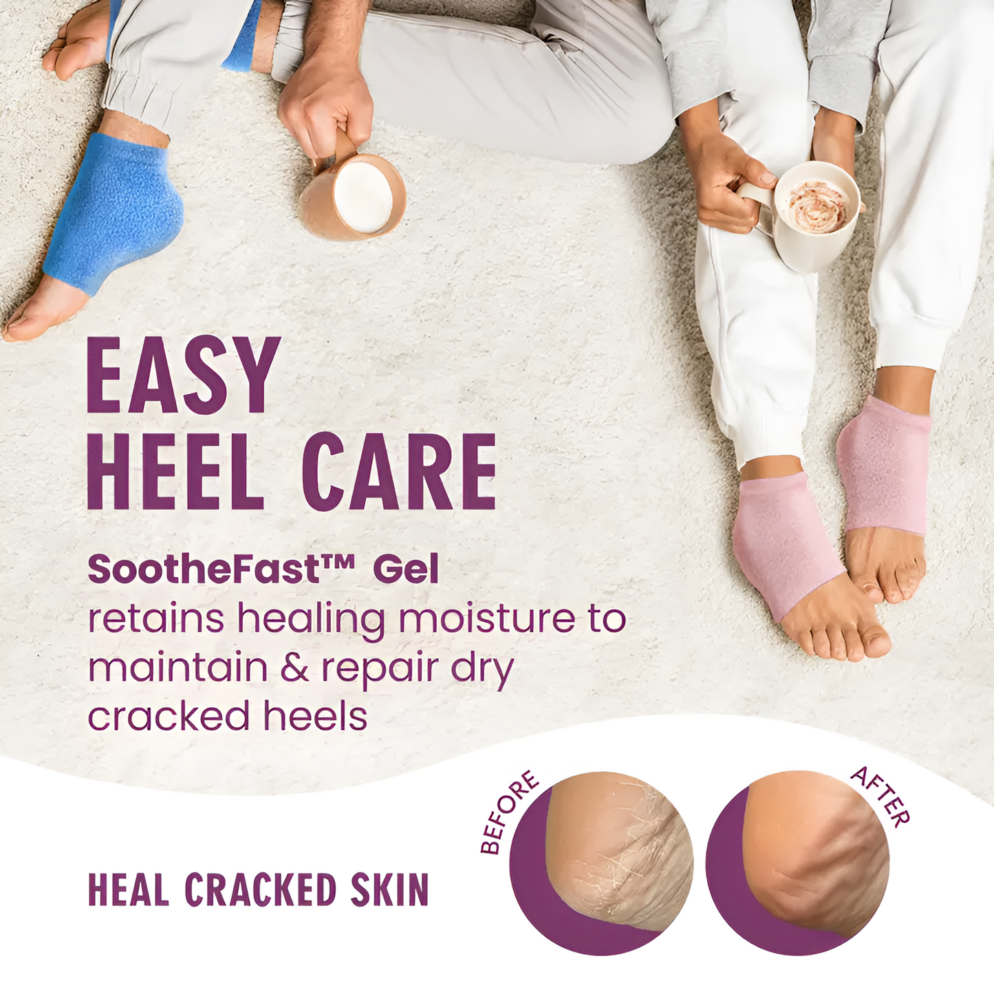 Aveline Fuzzy Moisturizing Socks