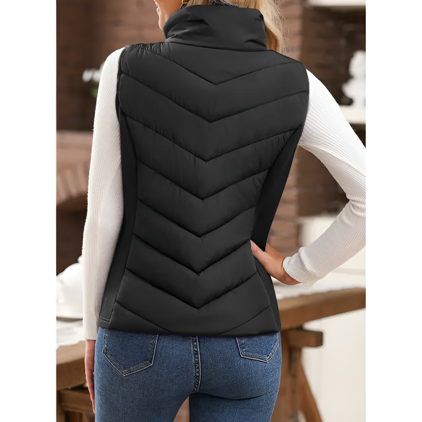 Aveline Quilted Puffer Vest