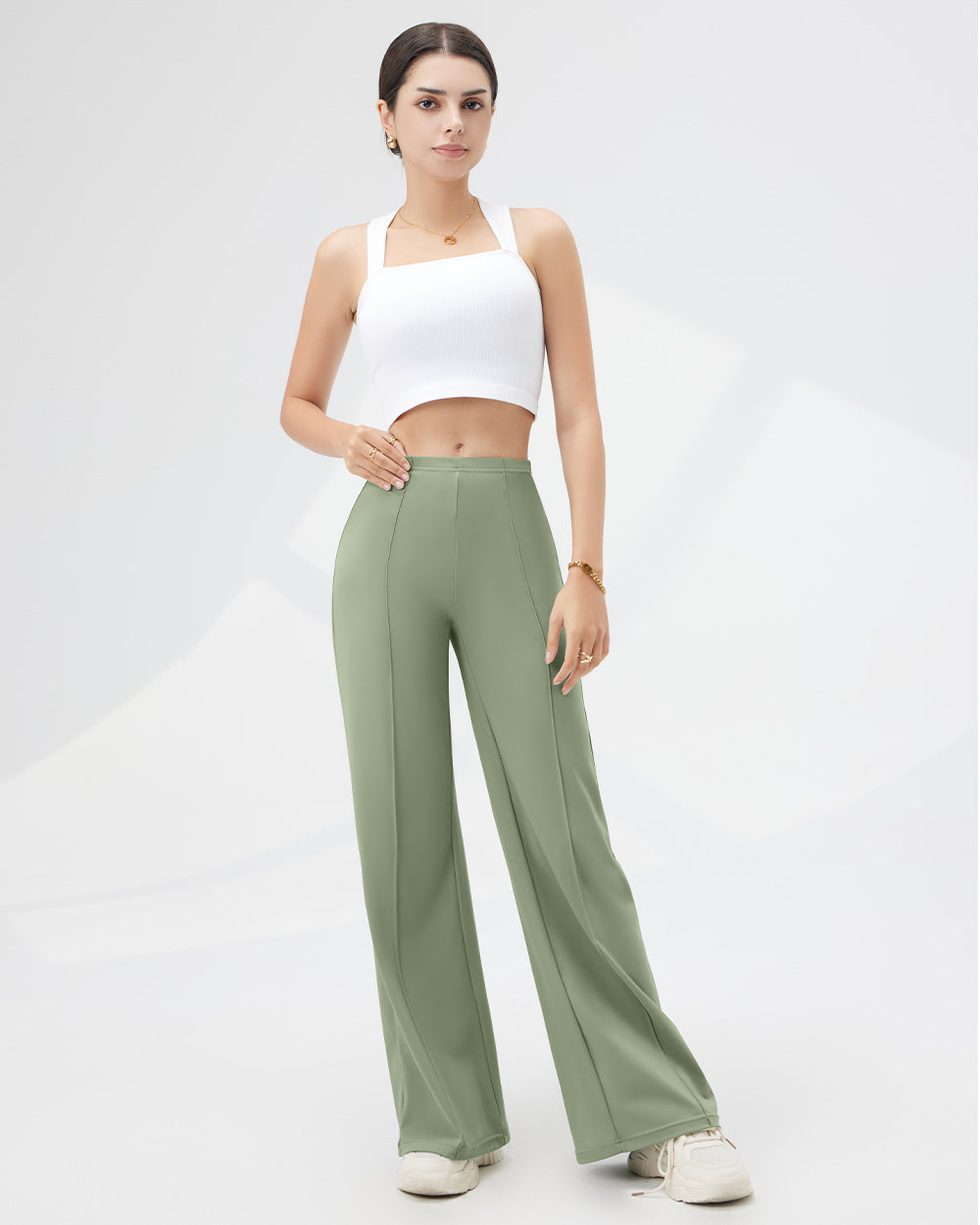 High Waist Casual Pants