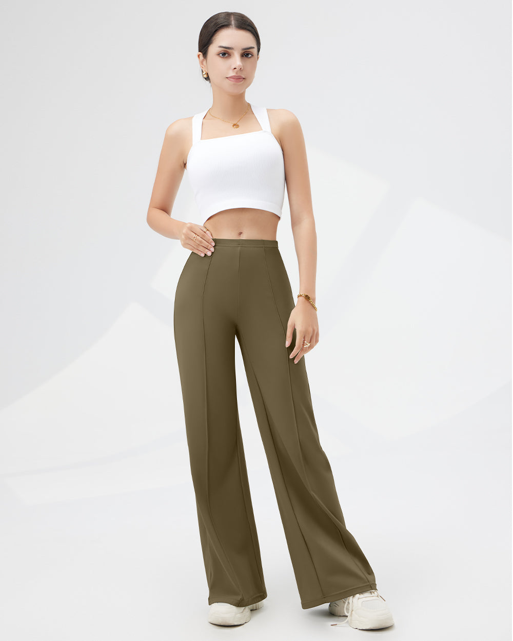 High Waist Casual Pants