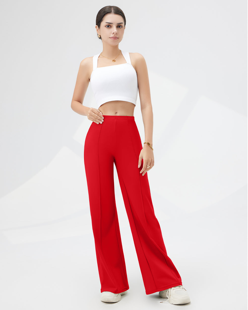 High Waist Casual Pants