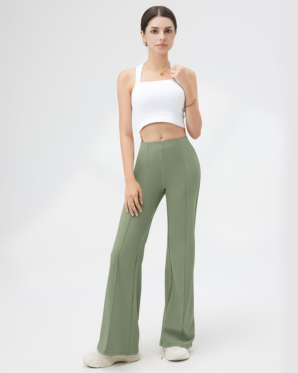 High Waist Casual Pants
