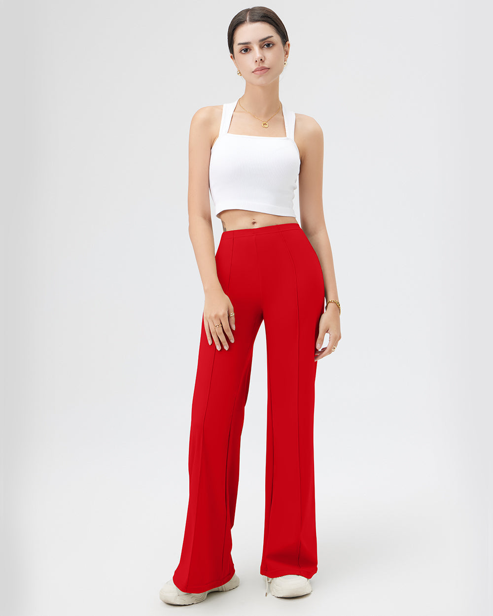High Waist Casual Pants