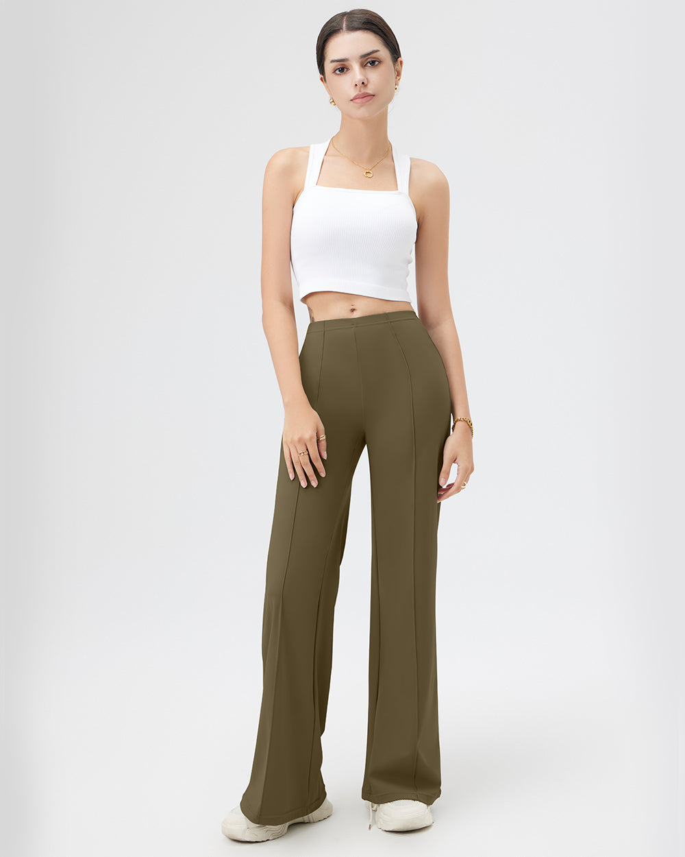 High Waist Casual Pants
