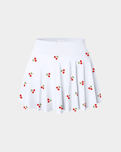 Casual A-line Skirt with Pockets