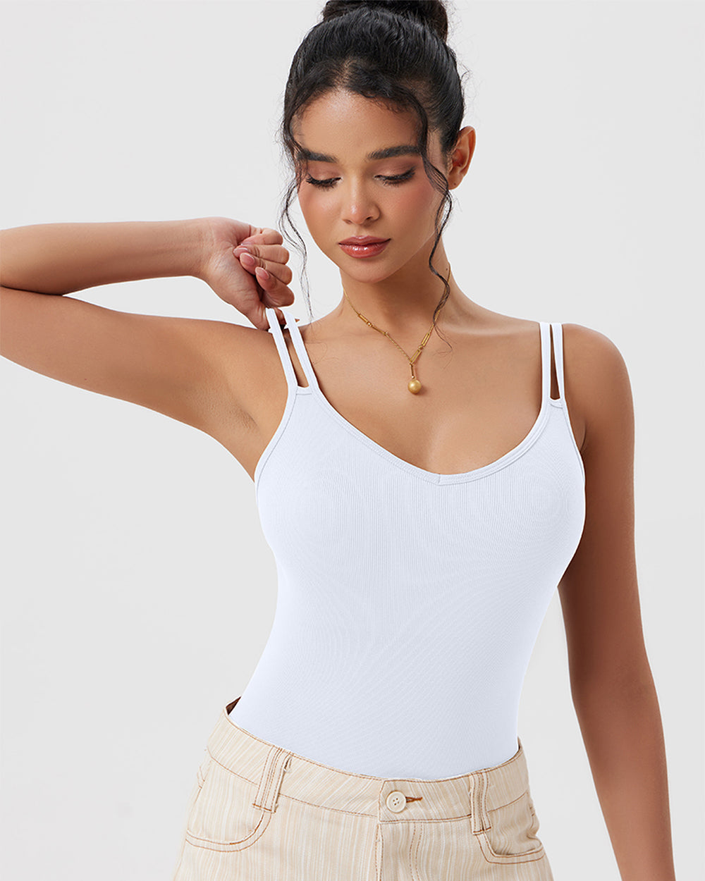 Double shoulder straps Bodysuits