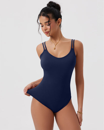 Double shoulder straps Bodysuits