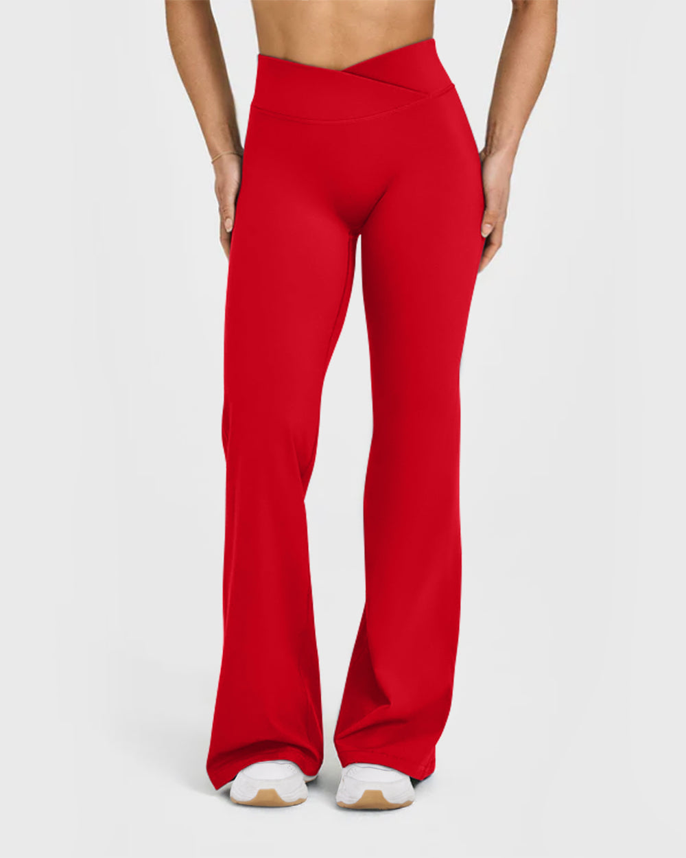 High-Waisted With a Compressive Wrap Waistband Pants