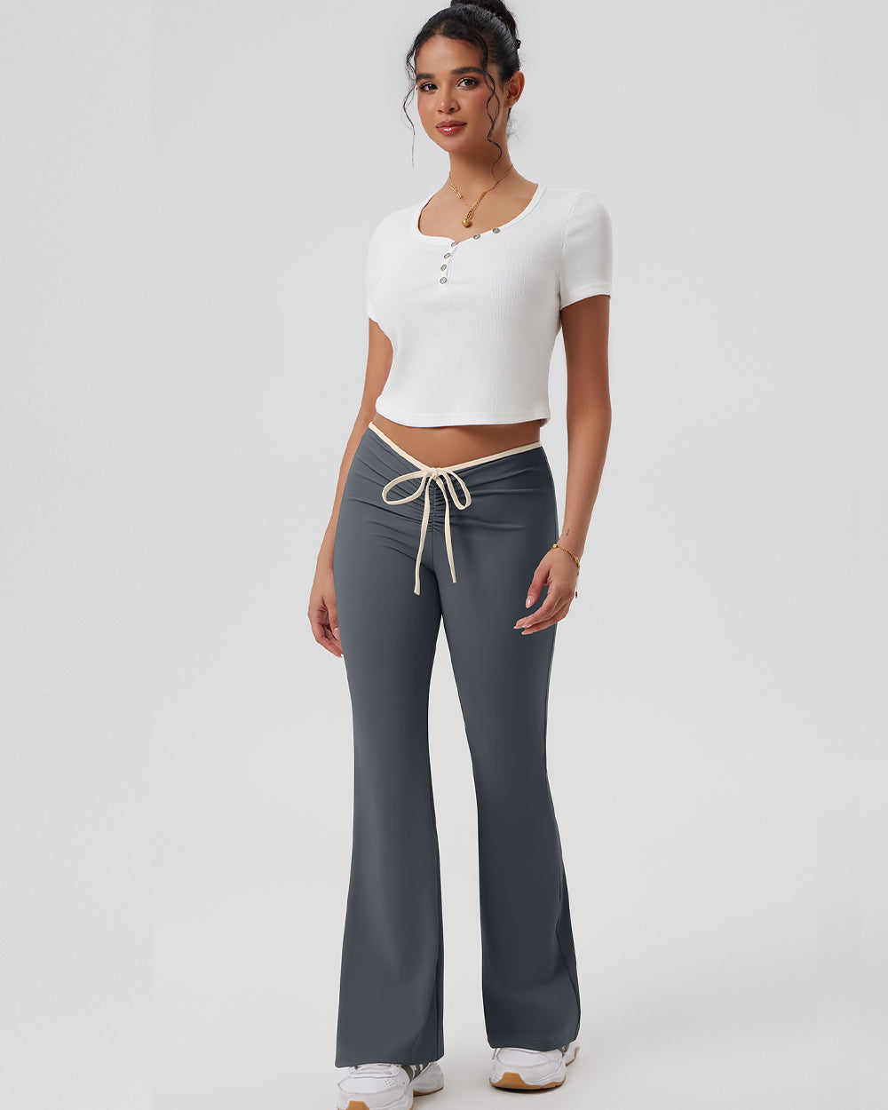 High Waist Waistband Pants