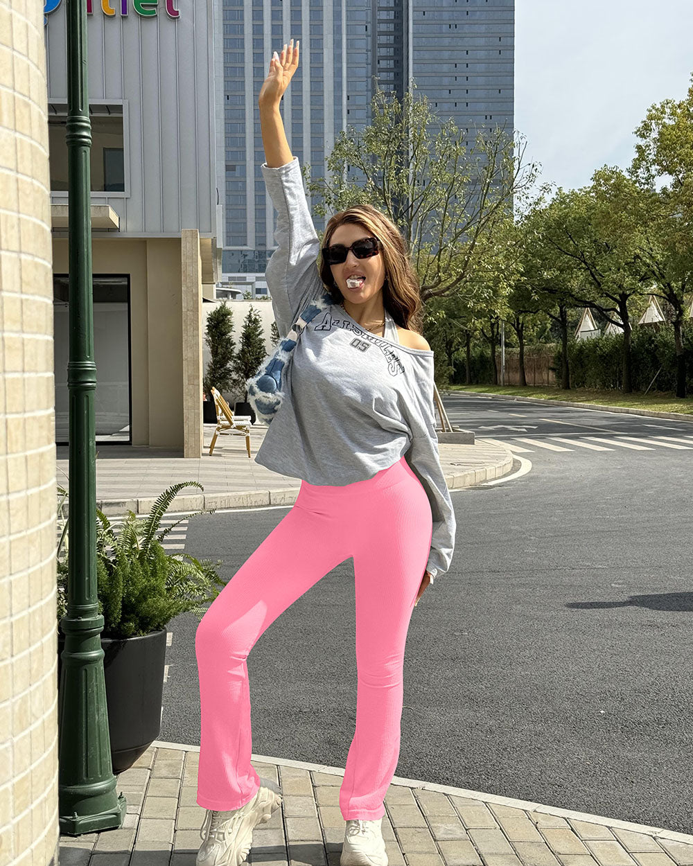 High Waist Flare Leggings