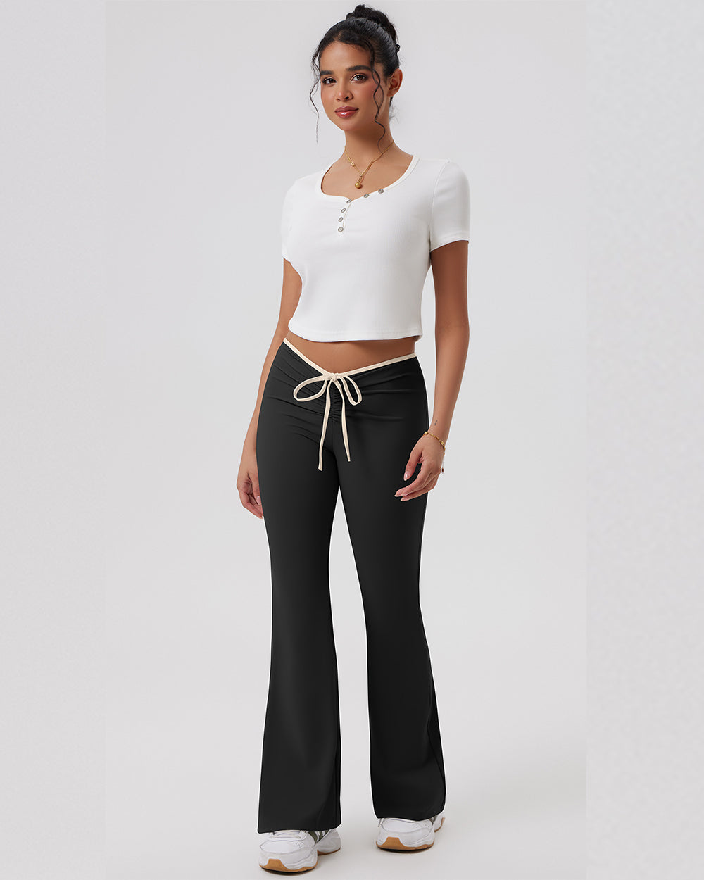 High Waist Waistband Pants