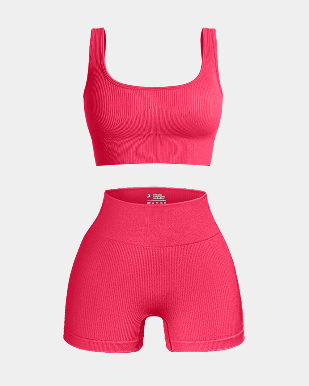 High Waist Leggings with Sports Bra Exercise Set