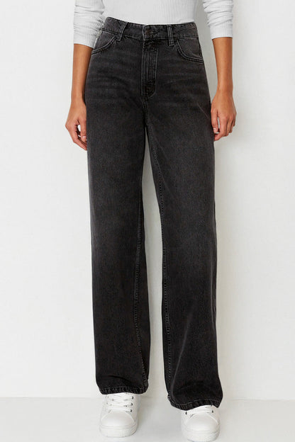 Casual Mid-Rise Denim Multi-Pocket Stretchy Jeans