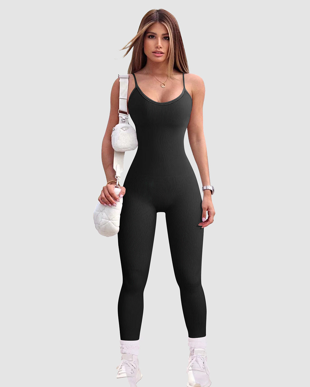 One Piece Straps Tummy Control JumpSuits