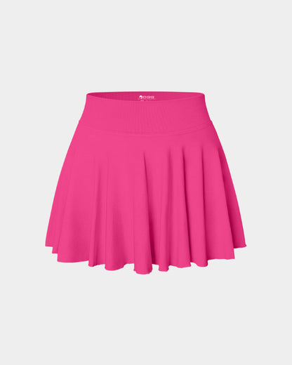 Casual A-line Skirt with Pockets