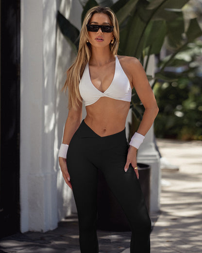 Cross Over High Waist Athletic Lounge Pants