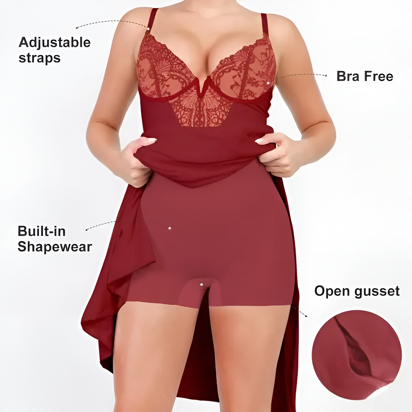 Aveline Shapewear Maxi Dress