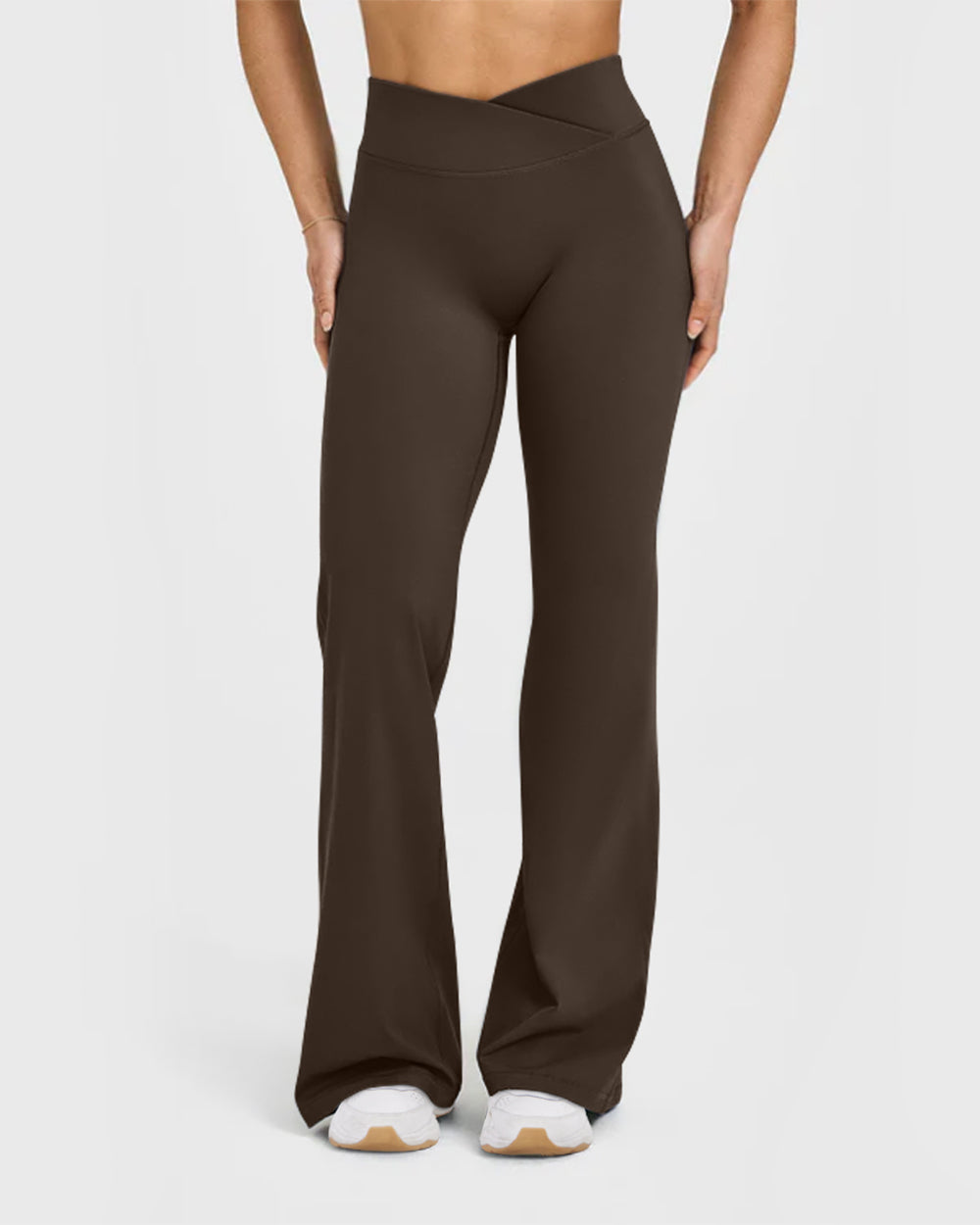 High-Waisted With a Compressive Wrap Waistband Pants