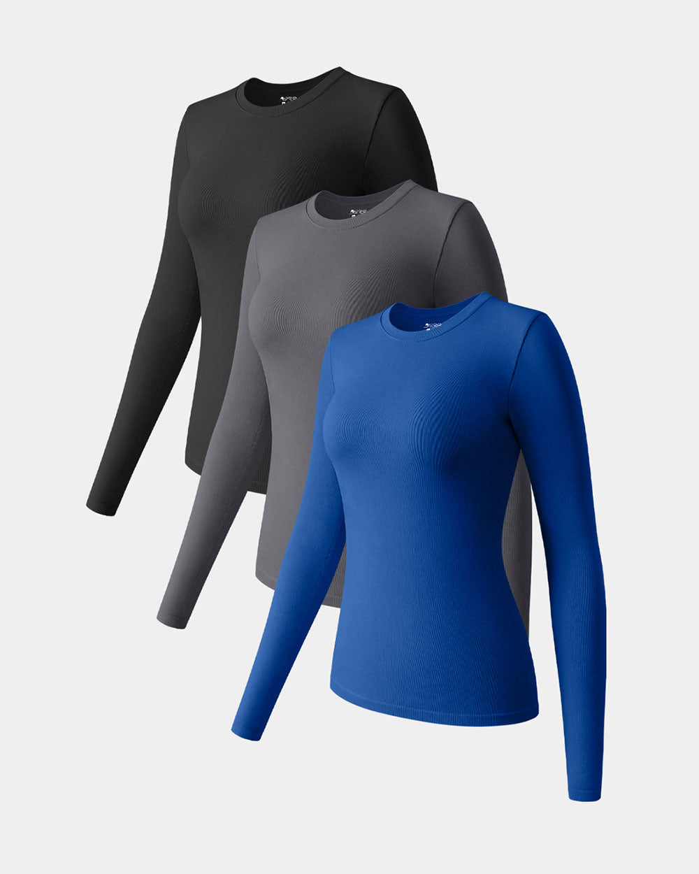 Long Sleeve Crew Neck Tops