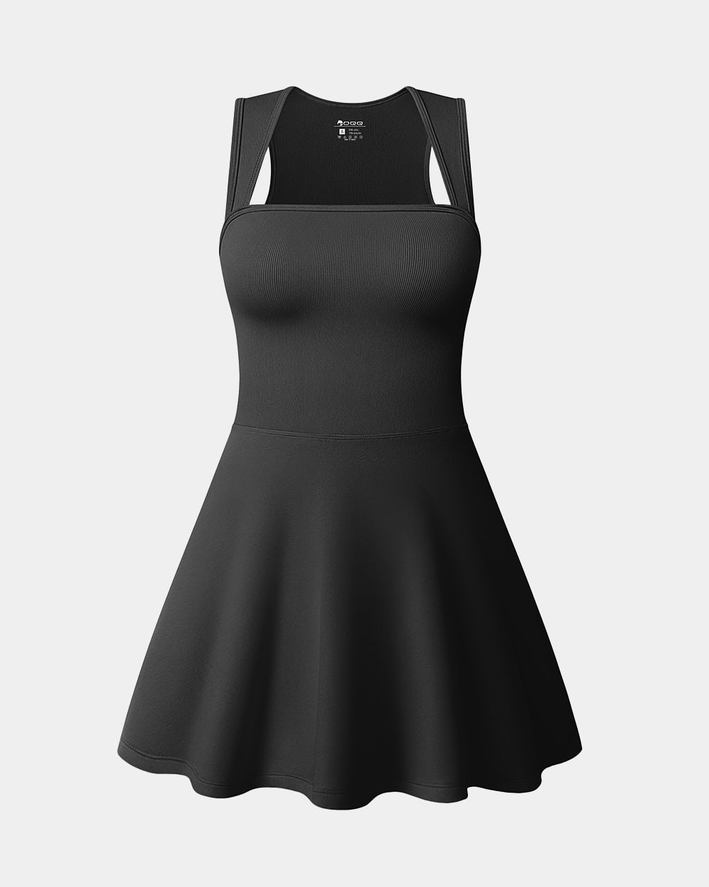 Sleeveless Tank Top Stretch Flare Mini Dresses