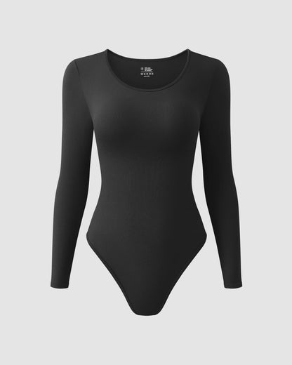 Crew neck Long Sleeve Bodysuit