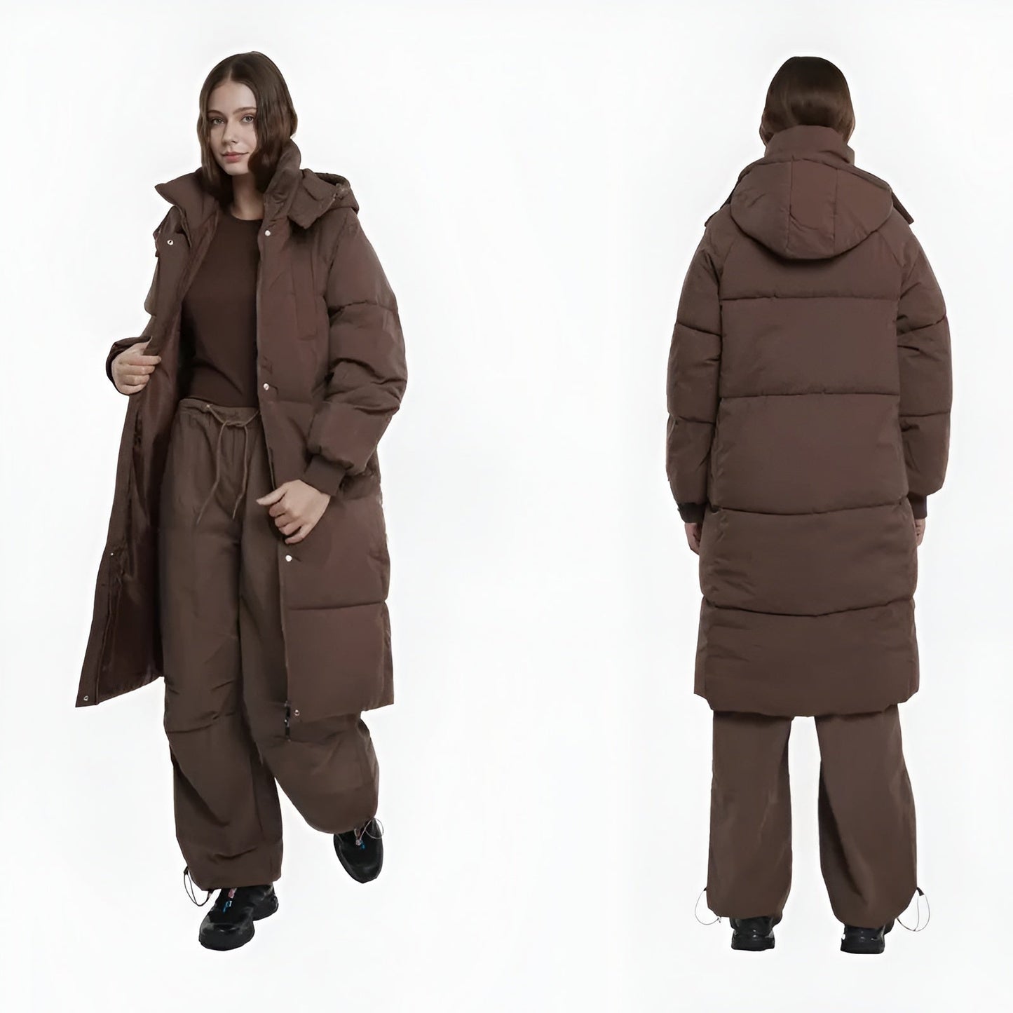 Aveline Classic Long Puffer Coat
