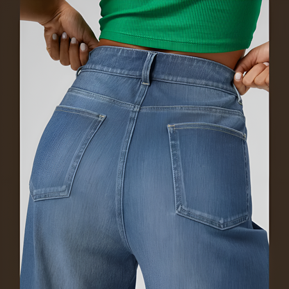 Elora Flex Wide-Leg Jeans