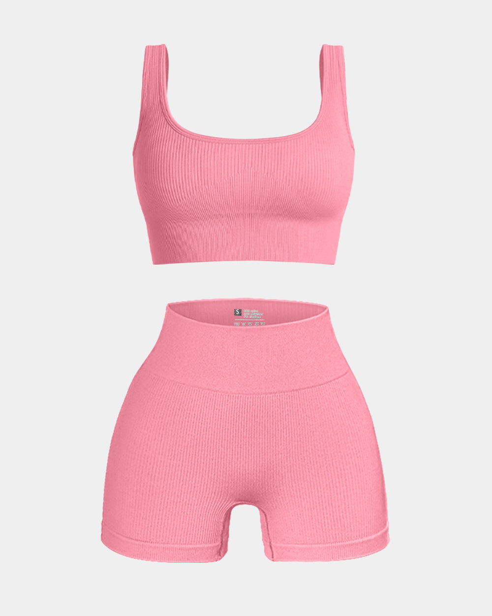 High Waist Leggings with Sports Bra Exercise Set