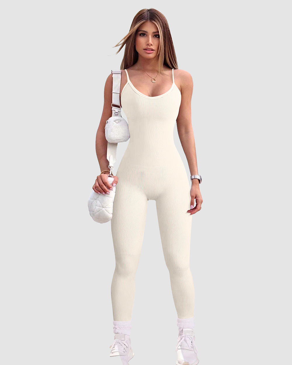One Piece Straps Tummy Control JumpSuits