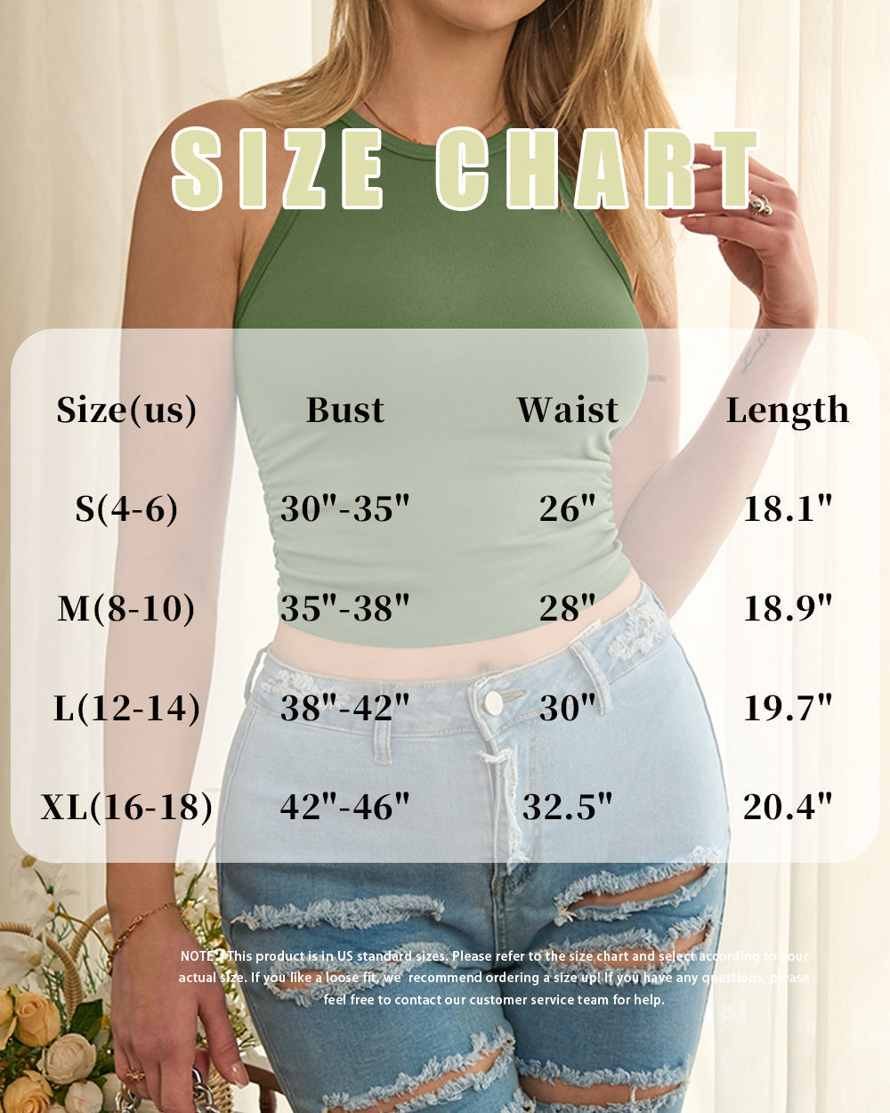 Crew Neck Sleeveless Crop Camis