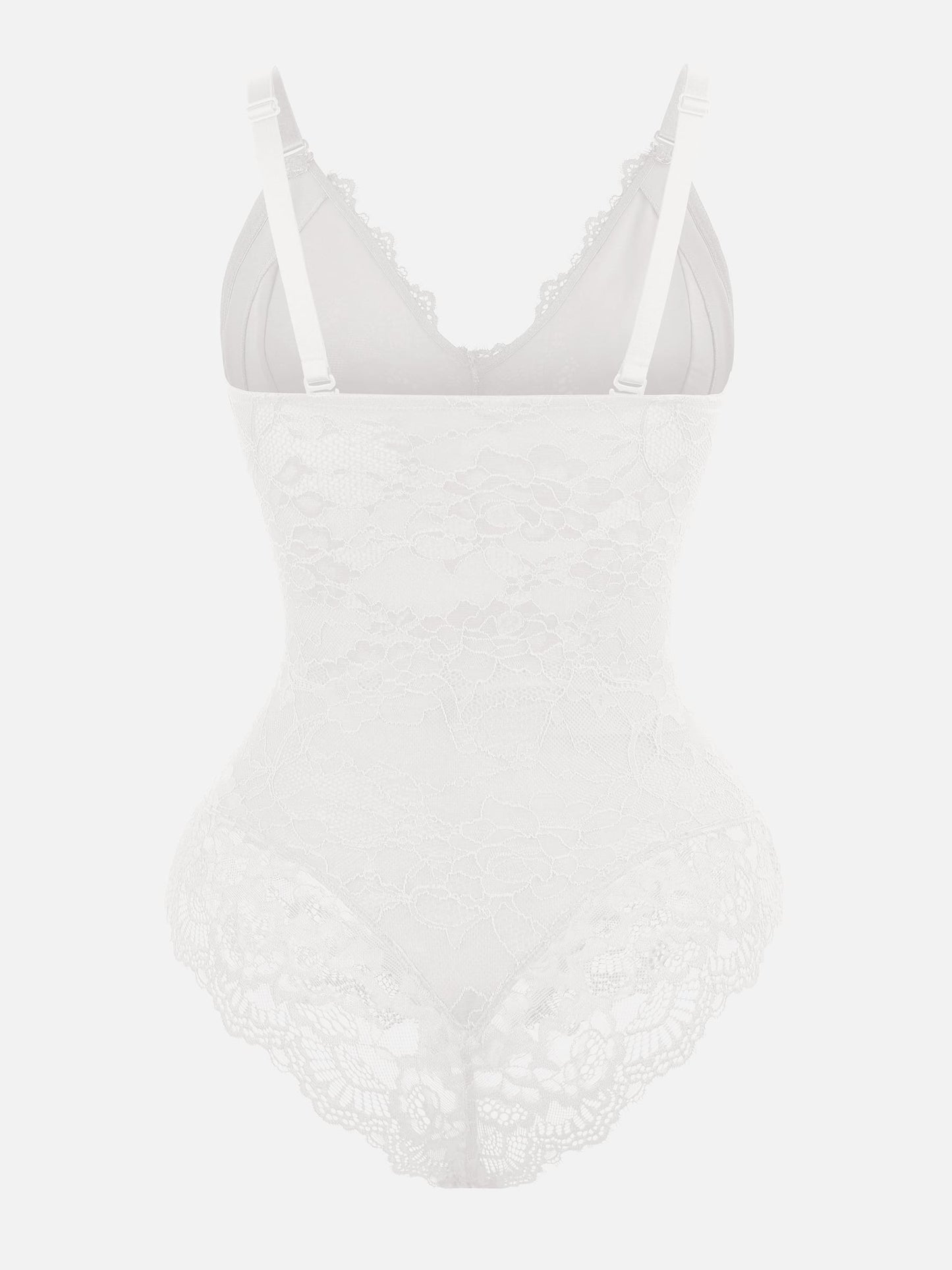 Lace V Neck Full Bodysuit Underwear