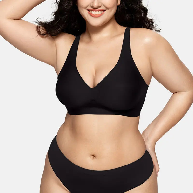 Alore BareEase Seamless Deep V Bra