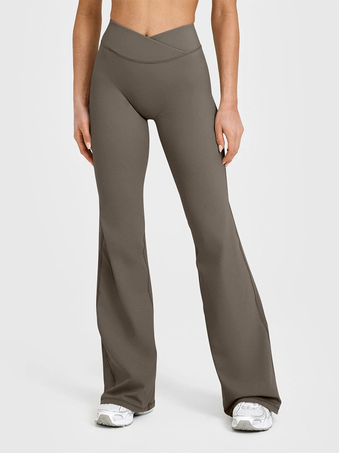 High-Waisted With a Compressive Wrap Waistband Pants