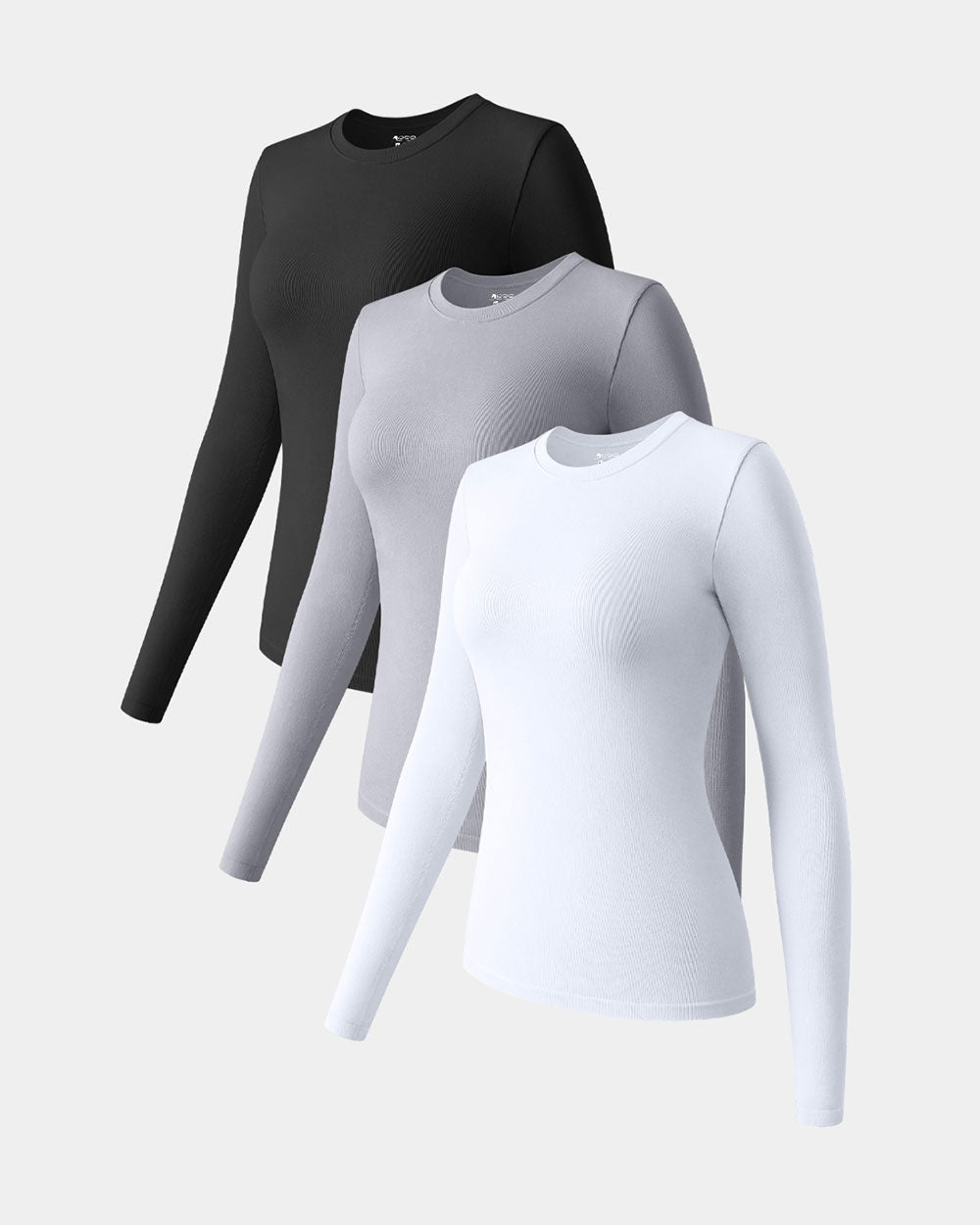 Long Sleeve Crew Neck Tops