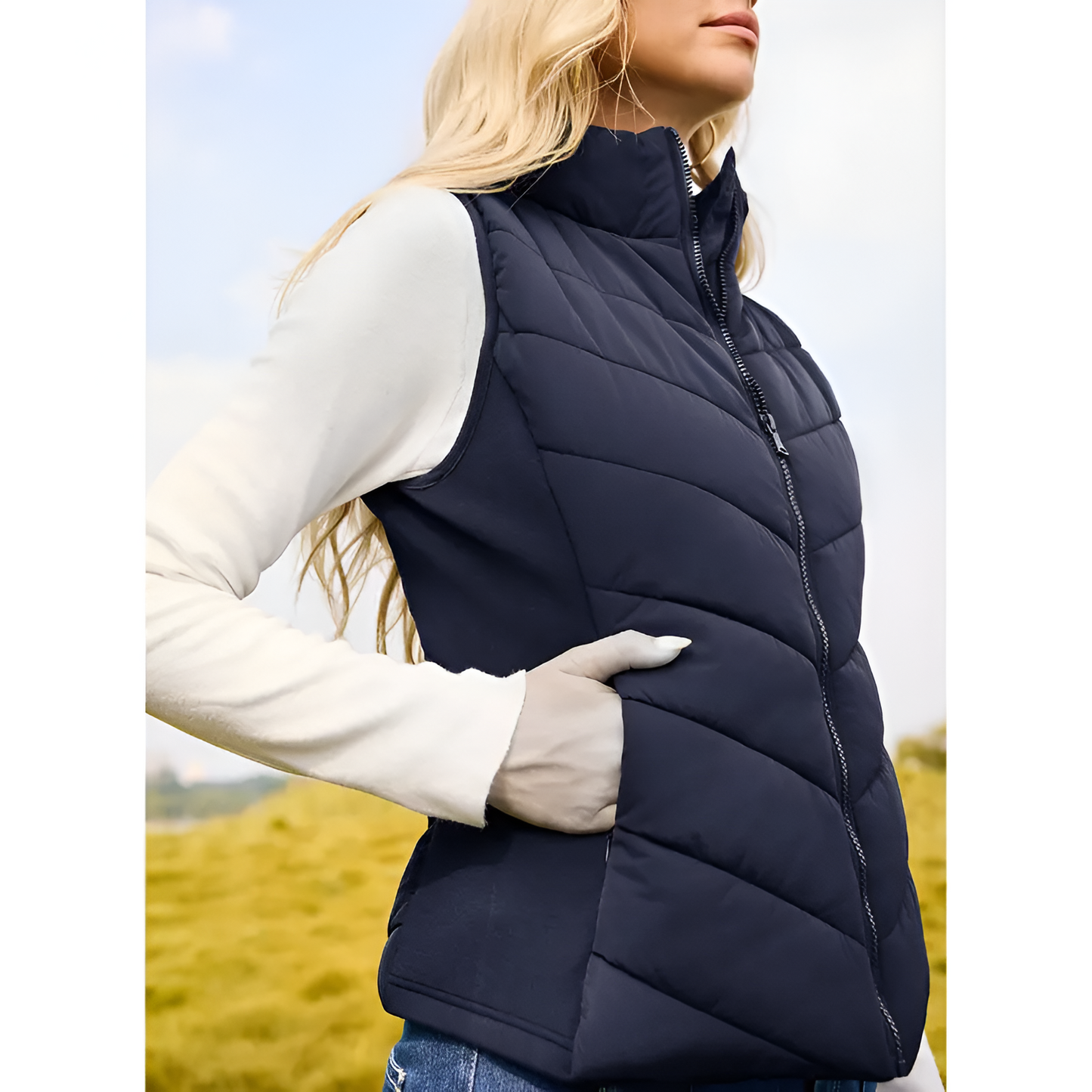 Aveline Quilted Puffer Vest