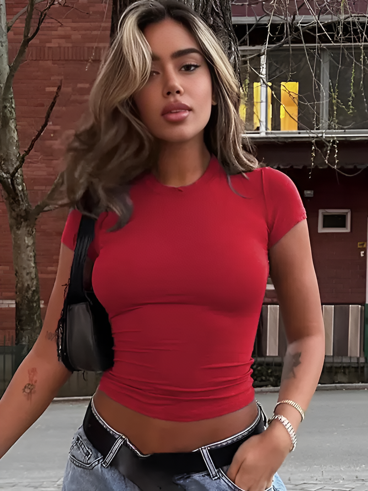 Elora Essential Slim-Fit Tee