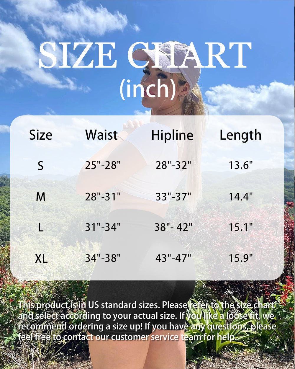 2 piece High-waisted Shorts