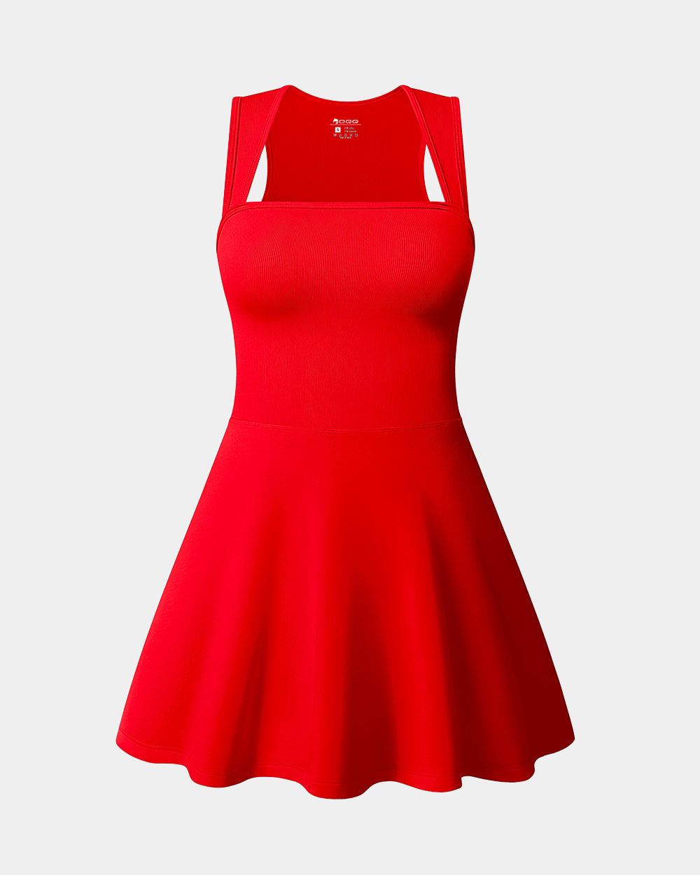 Sleeveless Tank Top Stretch Flare Mini Dresses