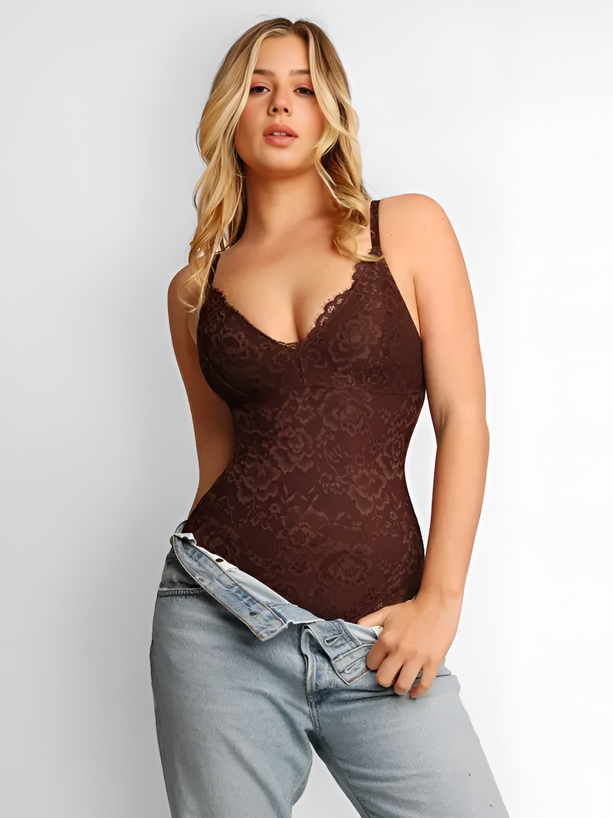 Aveline Lace Sculpt Bodysuit